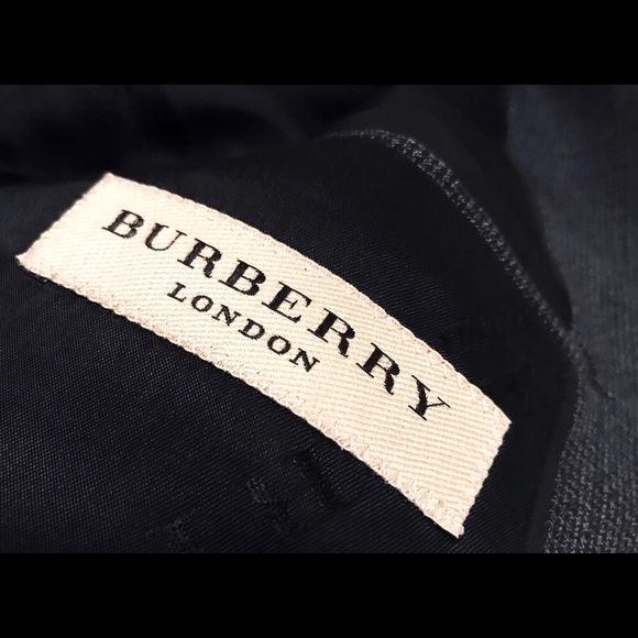 BURBERRY Retro Men’s Slim Skinny Suit Jacket Blazer Size 48R - Picture 4 of 11